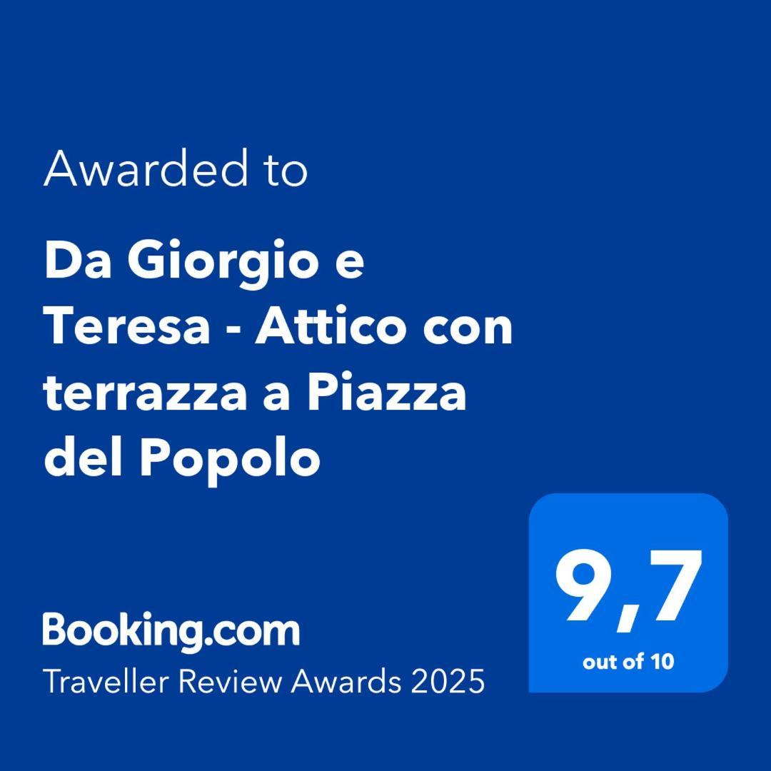 Da Giorgio E Teresa - Attico Con Terrazza A Piazza Del Popolo Lejlighed